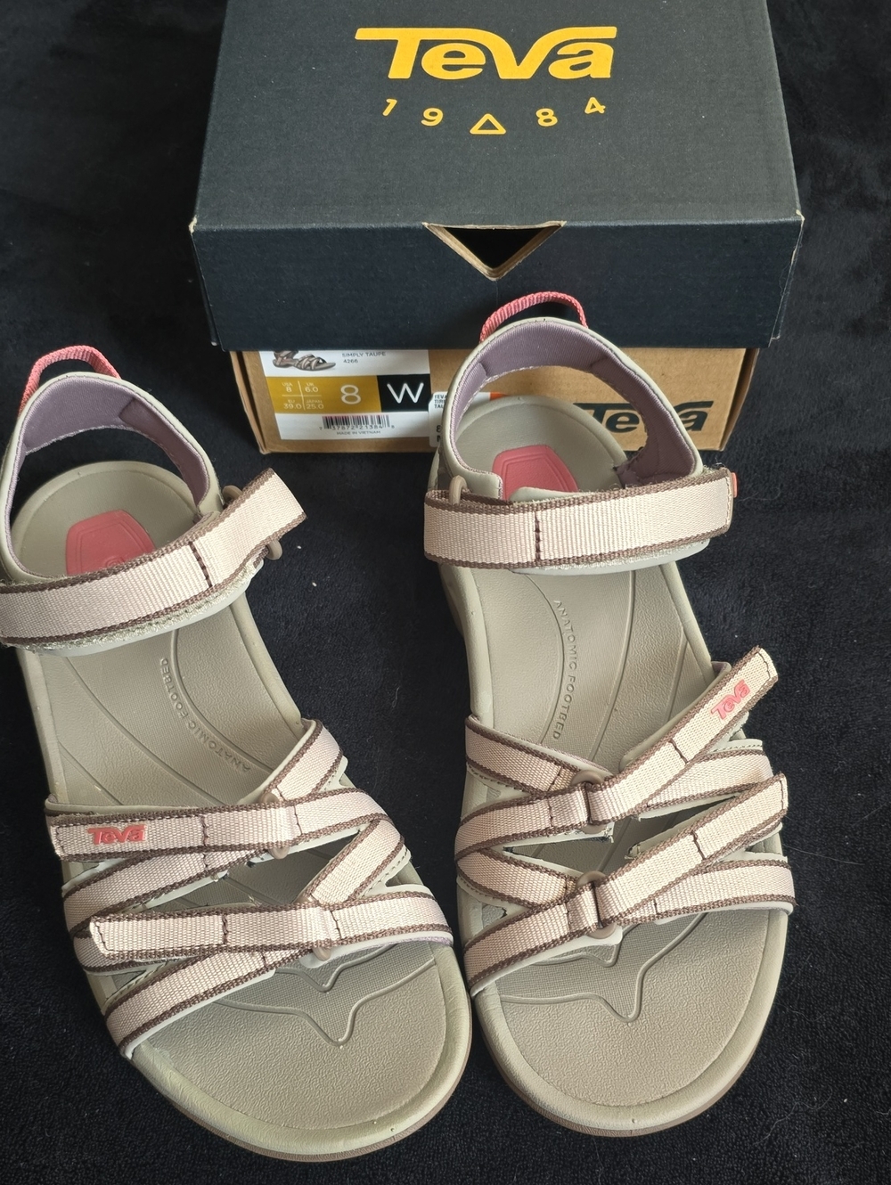 Teva Women's Beige Strappy Sport Sandals
